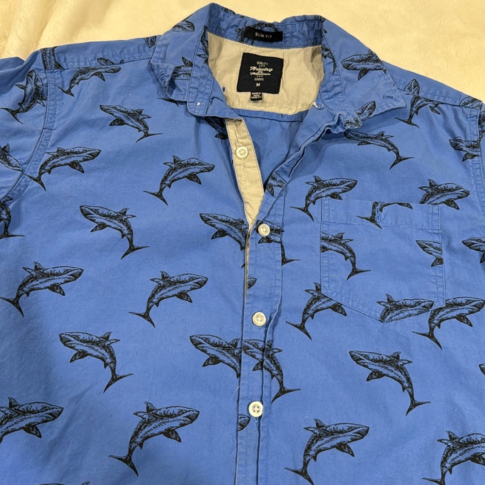 Shark button down